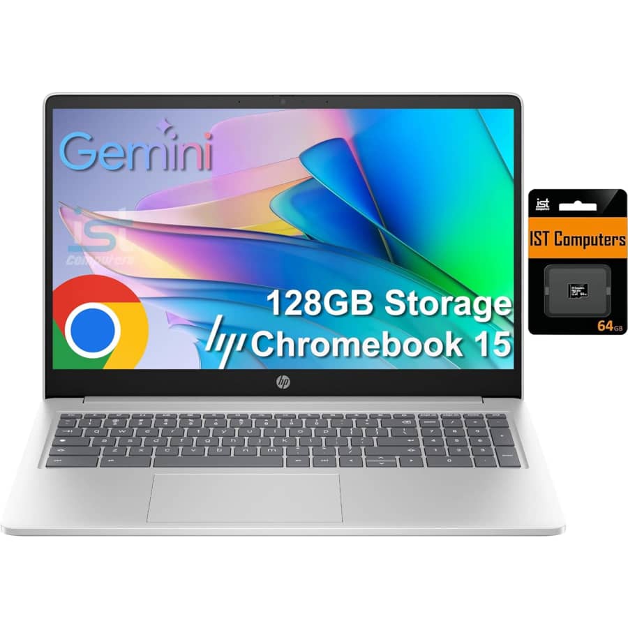 HP Intel N200 15.6" Chromebook: $221.99 HP Intel N200 15.6" Chromebook: $221.99