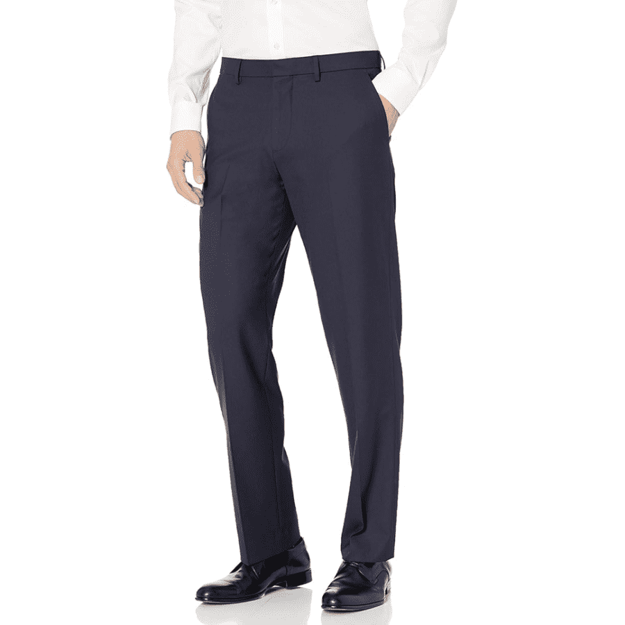 Amazon Essentials Men's Classic-Fit Wrinkle-Resistant Stretch Dress Pants: From $9