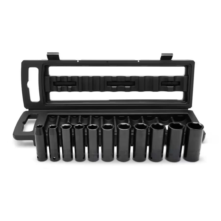 Husky 11-Piece 1/2" Drive SAE 6-Point Impact Socket Set: $35