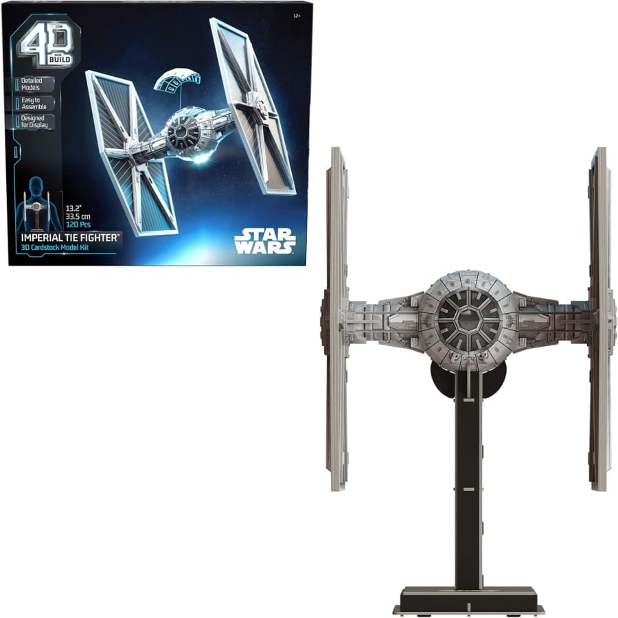 4D Build Star Wars Imperial Tie Fighter 3D Model Kit: $12.19