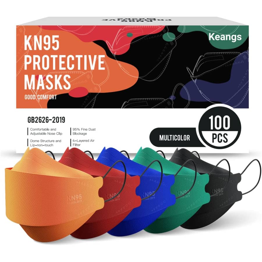 Keangs KN95 Face Masks 100-Pack: $7.29 via Sub & Save Keangs KN95 Face Masks 100-Pack: $7.29 via Sub & Save