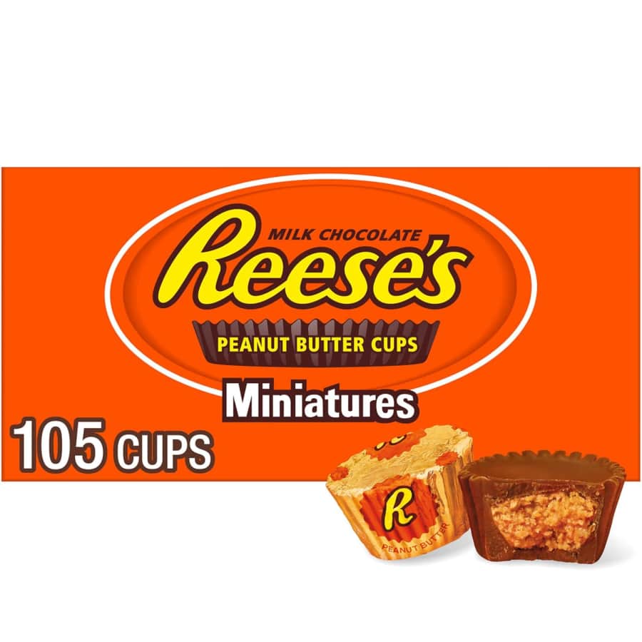 Reese's Milk Chocolate Candy Miniatures 105-Count: $8.64 via Sub & Save