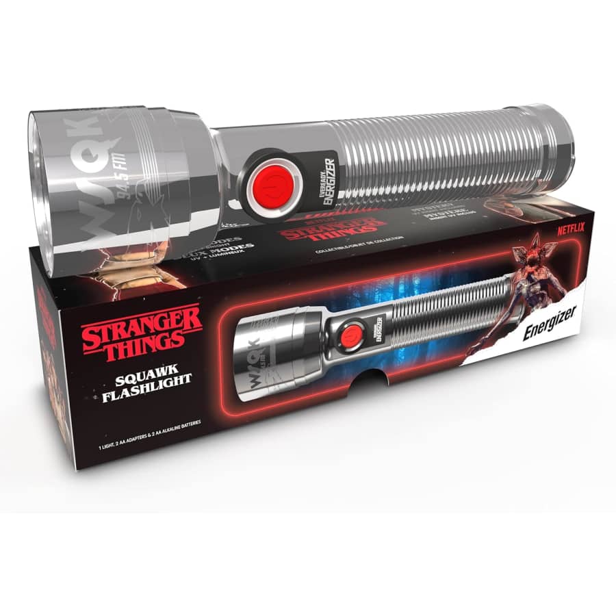 Energizer Stranger Things Squawk Retro LED Flashlight: $17