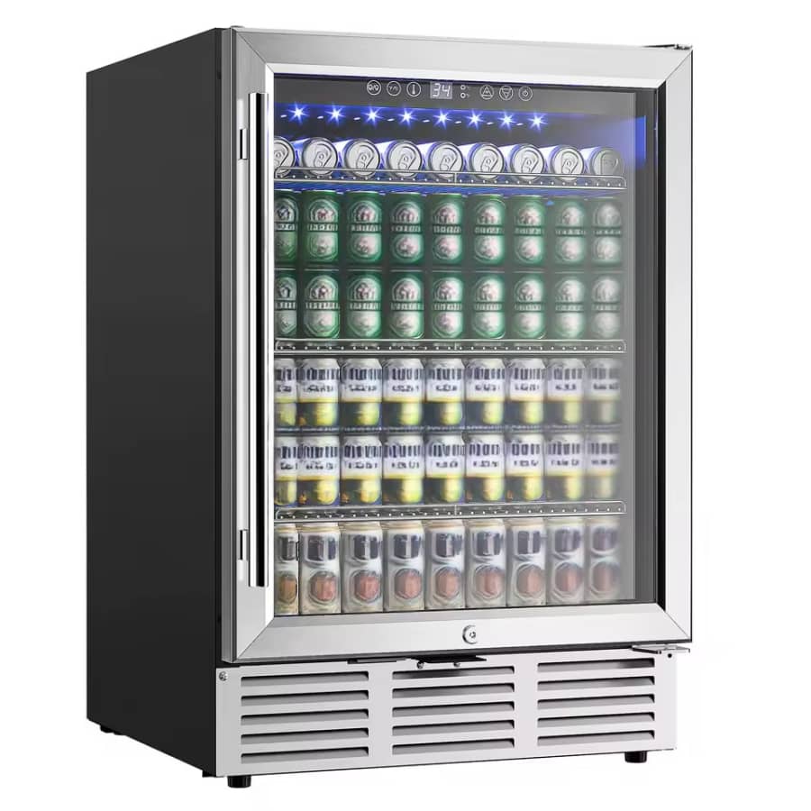 Simzlife 24" 180-Can Under Counter Refrigerator: $271.24