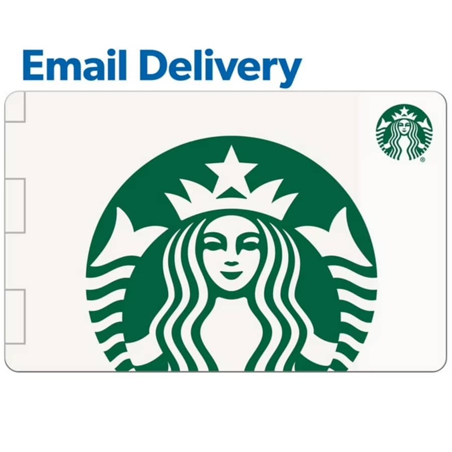$25 or $50 Starbucks Gift Card: from $24 $25 or $50 Starbucks Gift Card: from $24