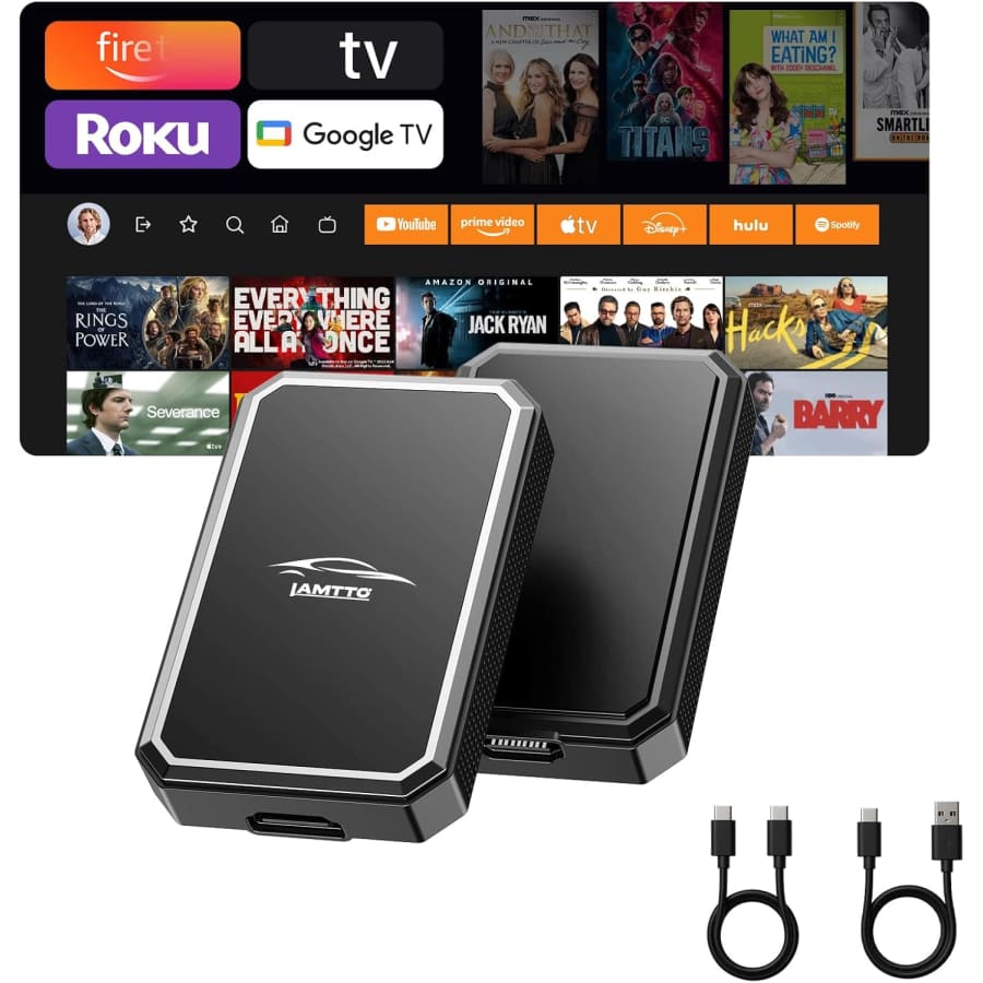 HDMI Input Car TV & Wireless CarPlay Adapter: $40