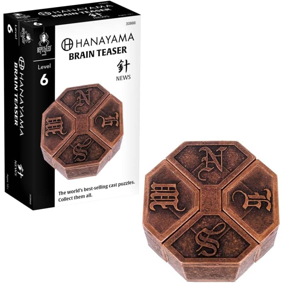 Hanayama Brainteaser Puzzle: $12 Hanayama Brainteaser Puzzle: $12