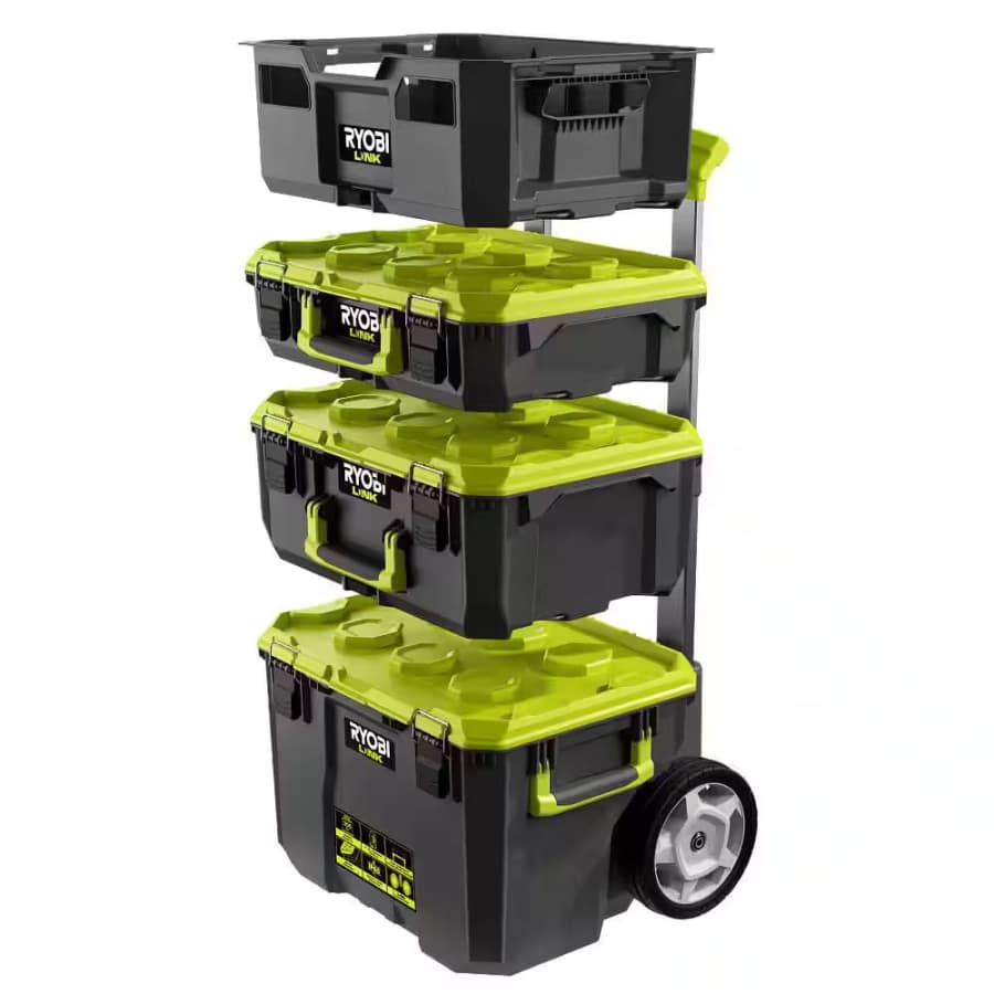 Ryobi LINK 22.2" Rolling Tool Box w/ Medium Tool Box, Standard Tool Box, & Tool Crate: $164.88 Ryobi LINK 22.2" Rolling Tool Box w/ Medium Tool Box, Standard Tool Box, & Tool Crate: $164.88