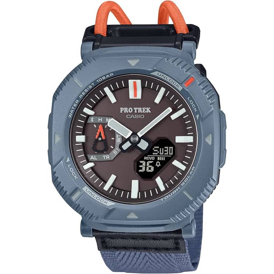 Casio Pro Trek Tough Solar Digital Bluetooth Watch: $96