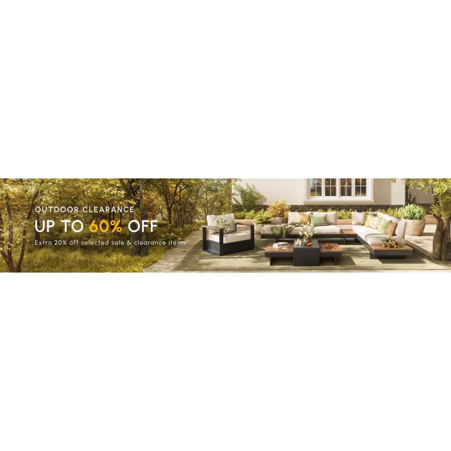 Homary Outdoor Clearance: Up to 60% Off + Extra 20% Off Homary Outdoor Clearance: Up to 60% Off + Extra 20% Off