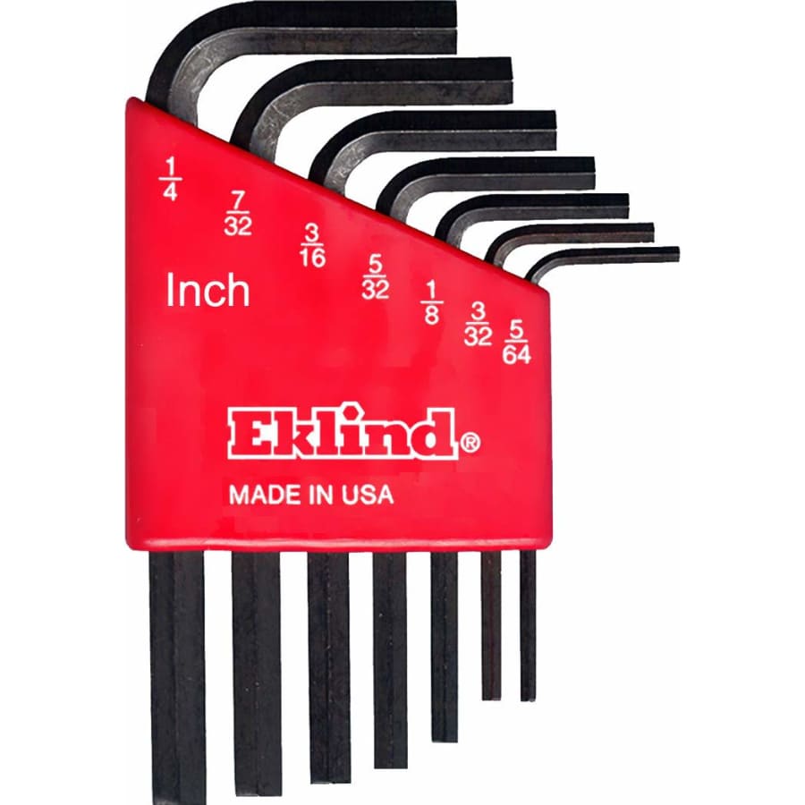 Eklind Tool 7-Piece Hex-L Key Allen Wrench Set: $3 Eklind Tool 7-Piece Hex-L Key Allen Wrench Set: $3