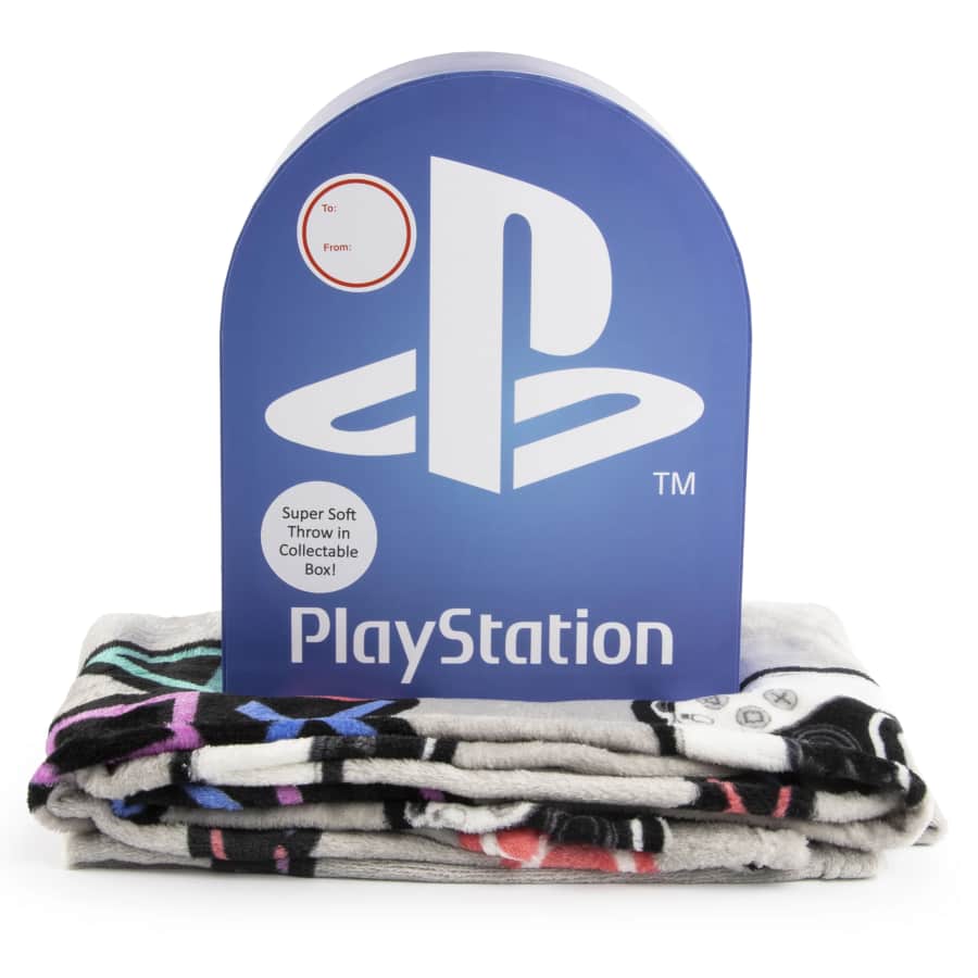 Playstation Shaped Box Throw Set: $6 Playstation Shaped Box Throw Set: $6