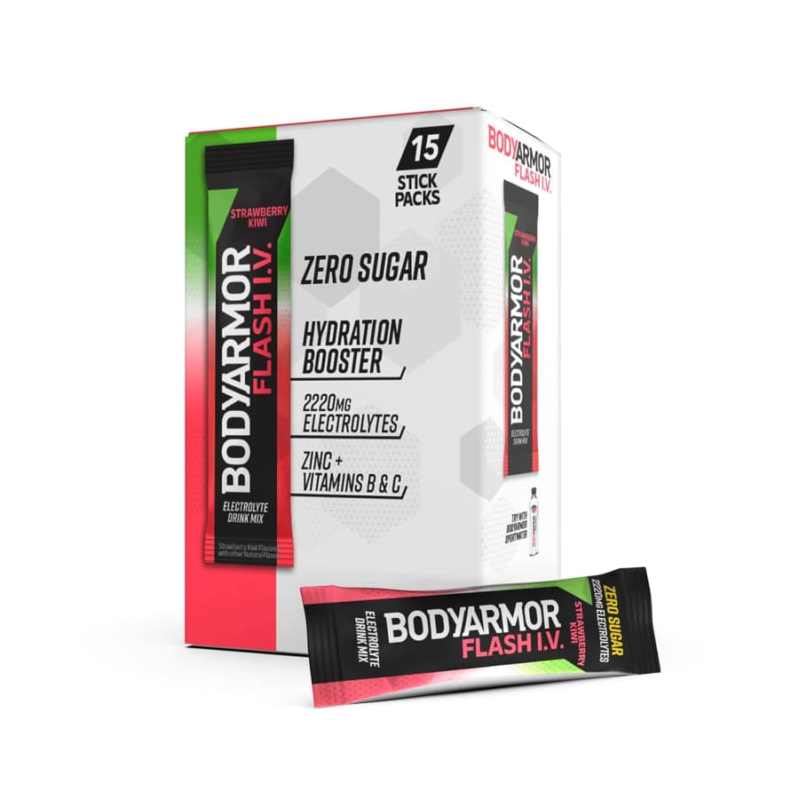 BodyArmor Flash IV Electrolyte Zero Sugar Drink Mix Packets 15-Count: $6.69 via Sub & Save BodyArmor Flash IV Electrolyte Zero Sugar Drink Mix Packets 15-Count: $6.69 via Sub & Save
