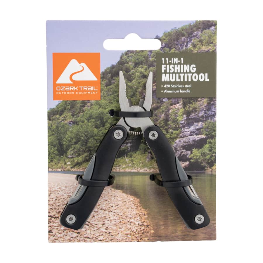 Ozark Trail 11-in-1 Fishing Multitool: $4.97