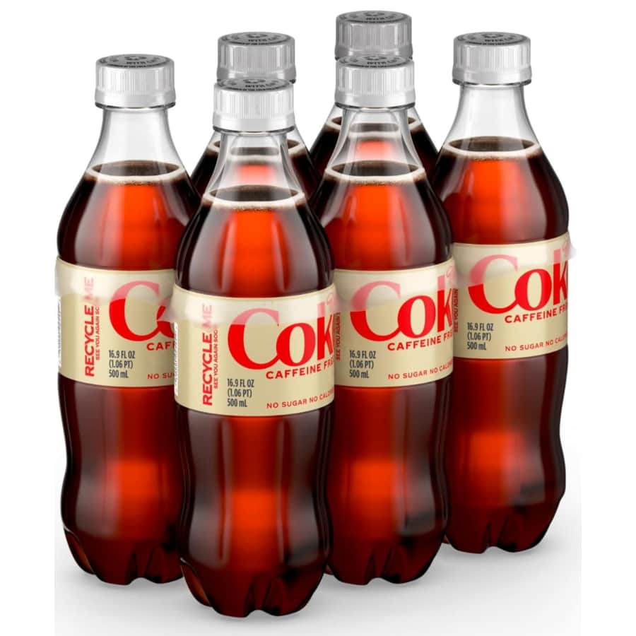 Diet Coke Caffeine Free 16.9-oz. Bottle 6-Pack: $3.58 via Sub. & Save Diet Coke Caffeine Free 16.9-oz. Bottle 6-Pack: $3.58 via Sub. & Save