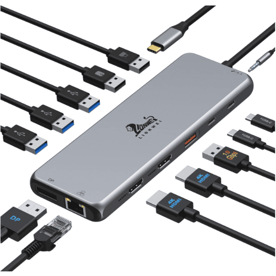 Lionwei 13-in-1 USB-C Docking Station: $45 Lionwei 13-in-1 USB-C Docking Station: $45
