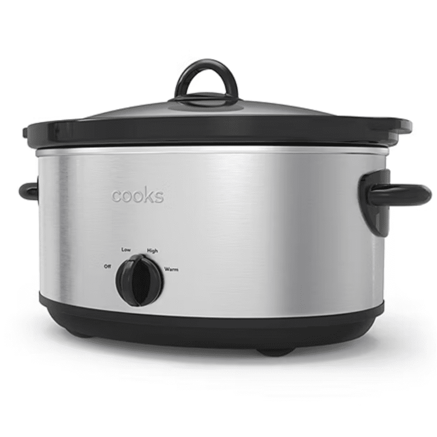 Cooks 6-Quart Manual Slow Cooker: $27 Cooks 6-Quart Manual Slow Cooker: $27