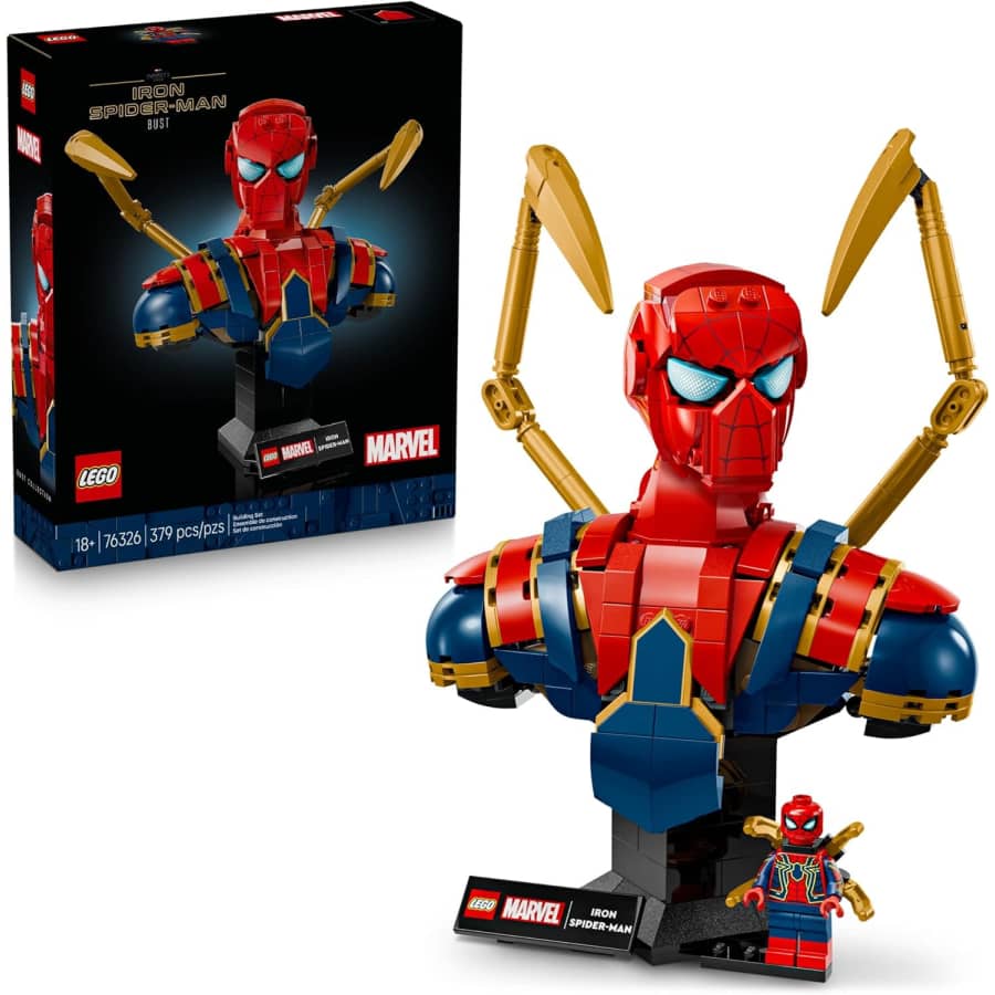 LEGO Marvel Iron Spider-Man Bust: $47.99 LEGO Marvel Iron Spider-Man Bust: $47.99