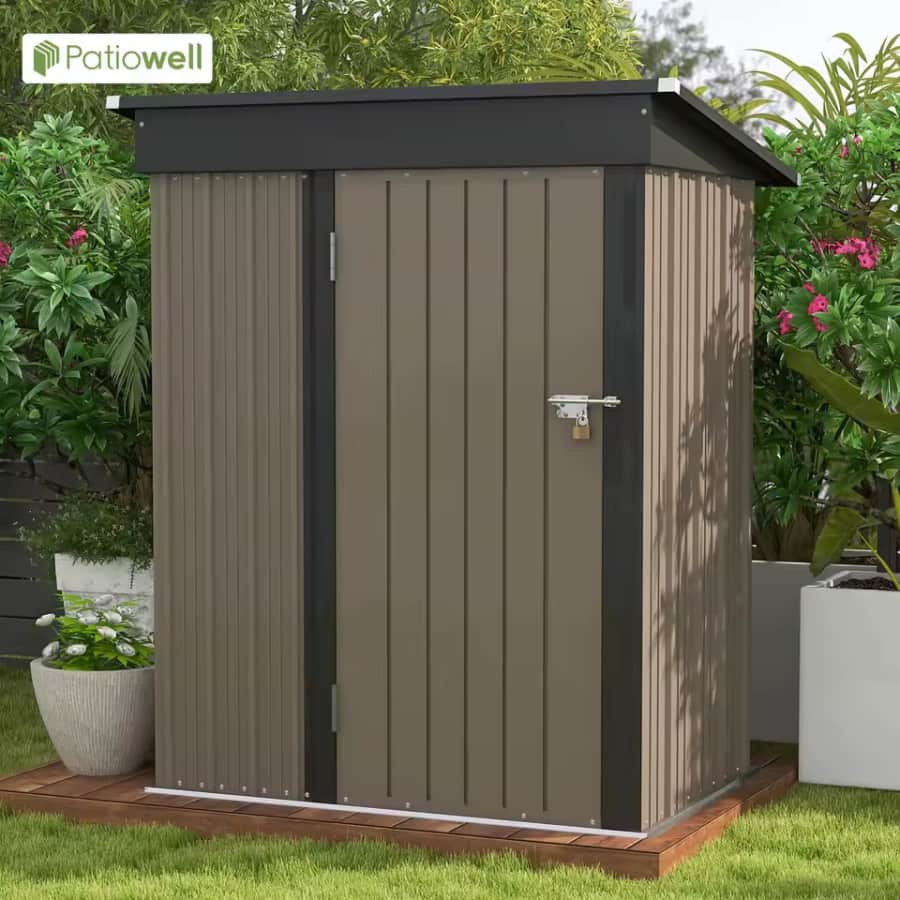 Patiowell 5x3-Foot Outdoor Storage Shed: $84.62 Patiowell 5x3-Foot Outdoor Storage Shed: $84.62