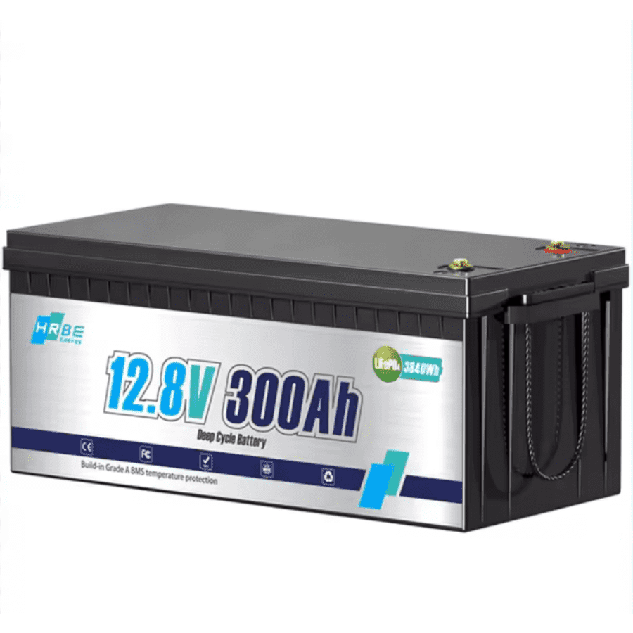 HRBEEnergy 12V 300Ah LiFePO4 Lithium Battery: $274