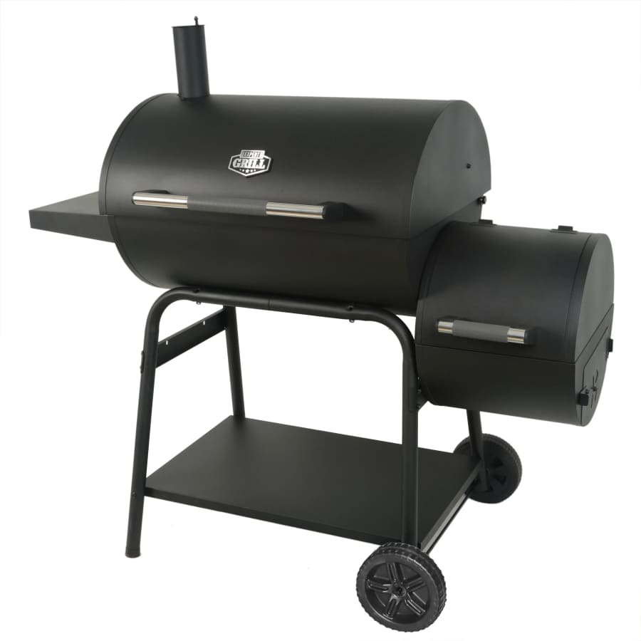 Expert Grill 28" Offset Steel Charcoal Smoker Grill with Side Firebox: $96