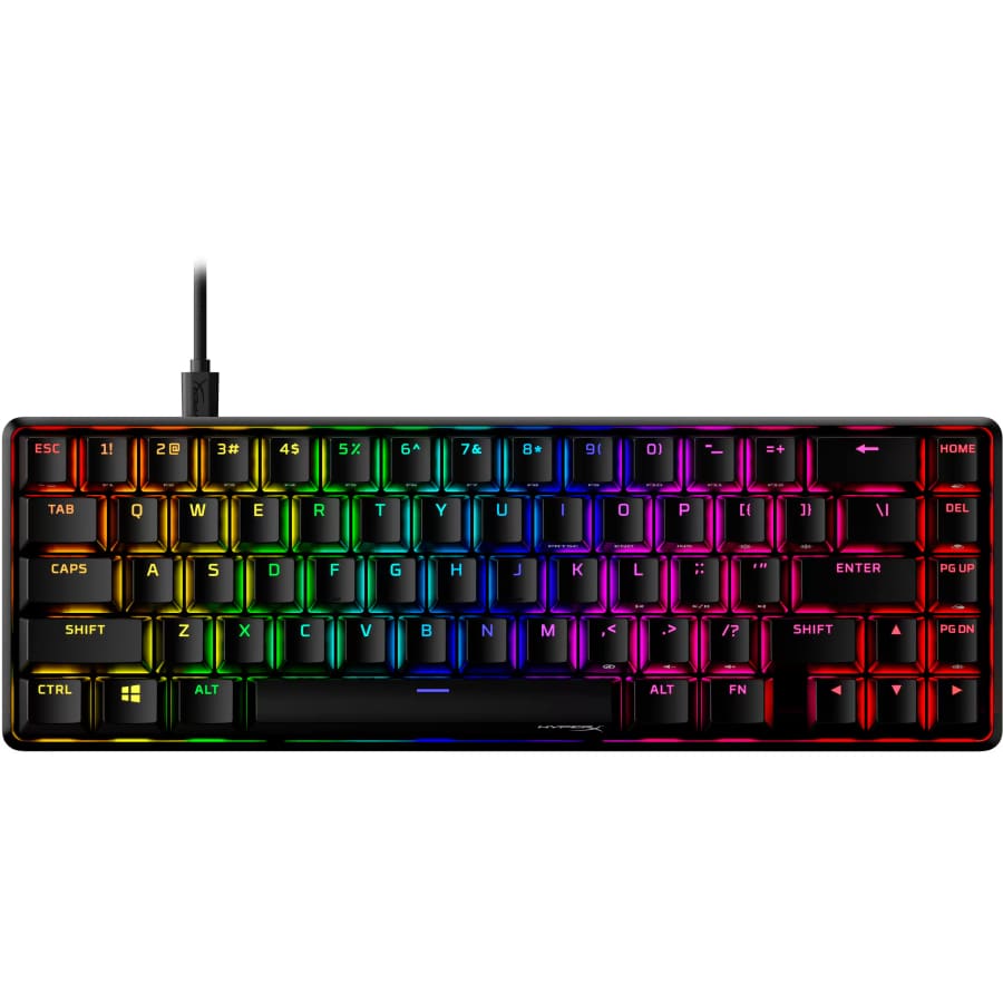 HyperX Alloy 65% Compact Wired Mechanical Red Linear Switch Gaming Keyboard: $51 HyperX Alloy 65% Compact Wired Mechanical Red Linear Switch Gaming Keyboard: $51