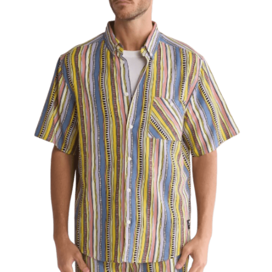 WeSC Men's Open Short Sleeve Button-Down Shirt (Small Sizes): $15