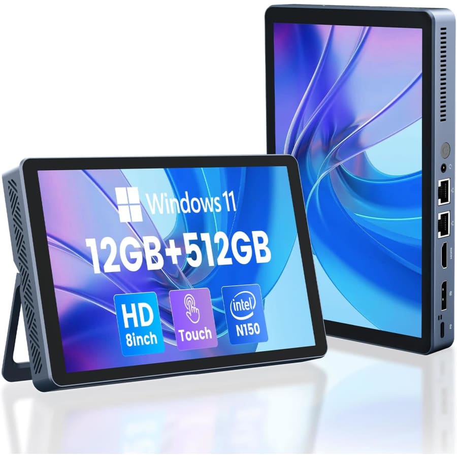 Kootigers N150 Mini Desktop PC w/ LCD Screen: $249.99