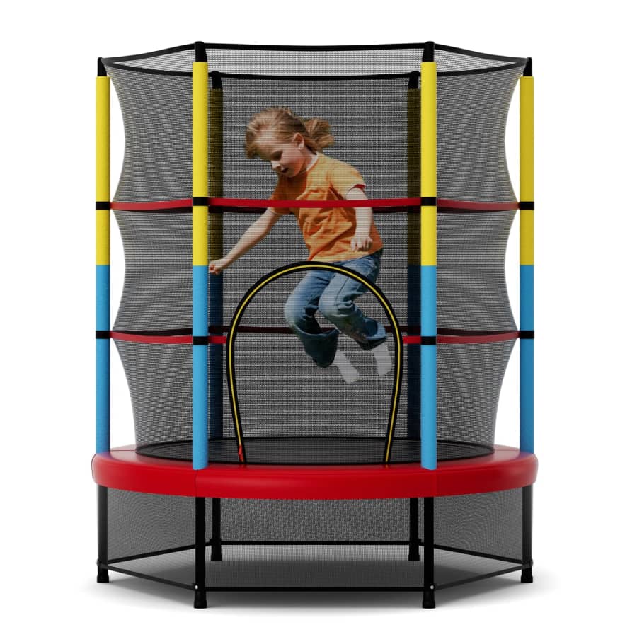 Gymax 55" Toddlers' & Kids' Trampoline: $85.99