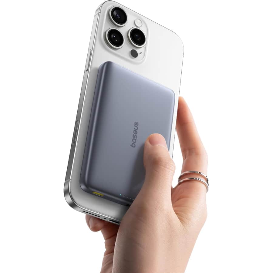 Baseus Picogo 0.5" Slim 10,000mAh 15W MagSafe Power Bank: $40