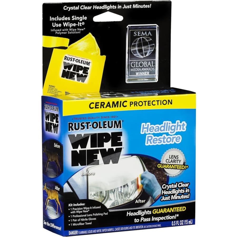 Rust-Oleum HDLCAL Wipe New Headlight Restore Kit: $11 Rust-Oleum HDLCAL Wipe New Headlight Restore Kit: $11