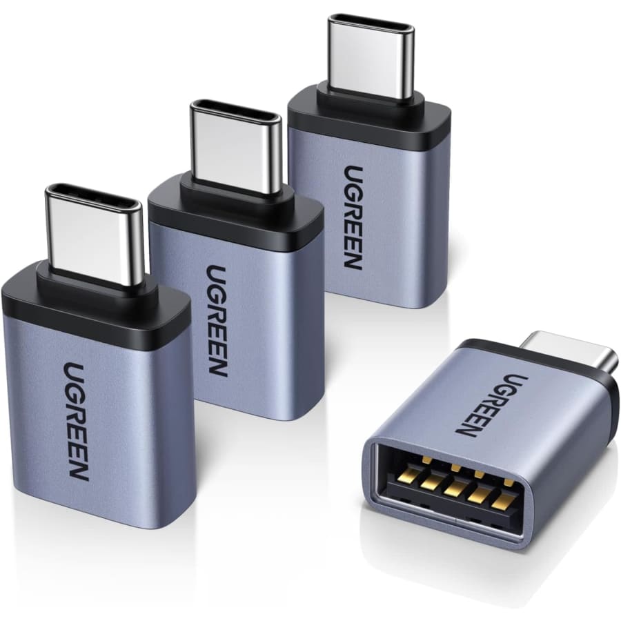Ugreen 10Gbps USB-C to USB Adapter 4-Pack: $6.63