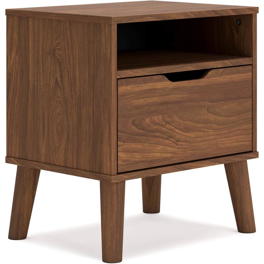 Signature Design by Ashley Fordmont Nightstand with Drawer and Shelf: $76