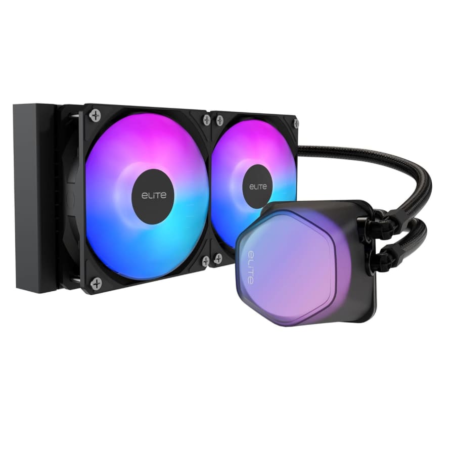 Cooler Master 240 Elite Liquid AIO CPU Liquid Cooler: $35 Cooler Master 240 Elite Liquid AIO CPU Liquid Cooler: $35