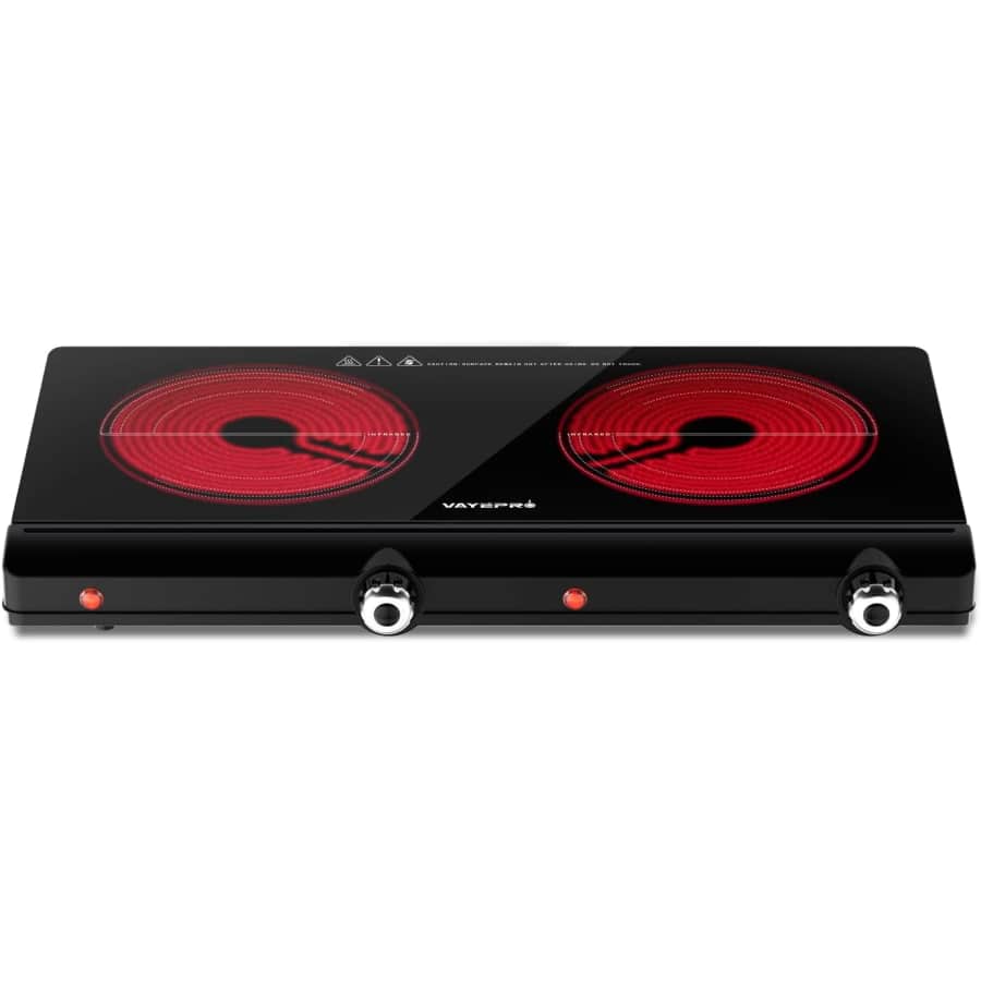Infrared Double Burner Electric Cooktop: $65 Infrared Double Burner Electric Cooktop: $65
