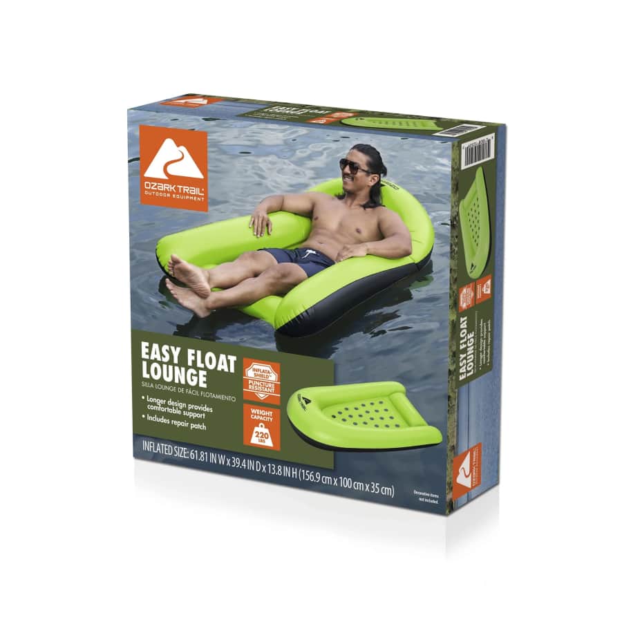 Ozark Trail Easy Float Lounge: $7.97