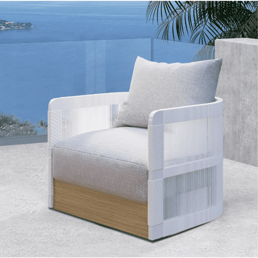 Homary Handwoven PE Swivel Patio Chair: $490 Homary Handwoven PE Swivel Patio Chair: $490