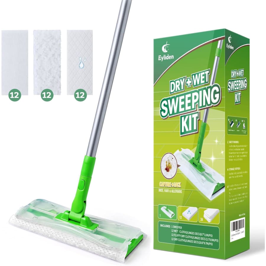 Eyliden 2-in-1 Wet & Dry Mop Kit: $12.93 Eyliden 2-in-1 Wet & Dry Mop Kit: $12.93