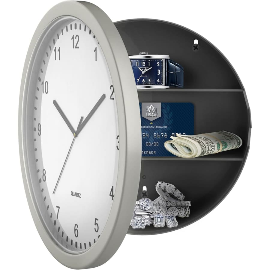 Stalwart Wall Clock Safe: $22