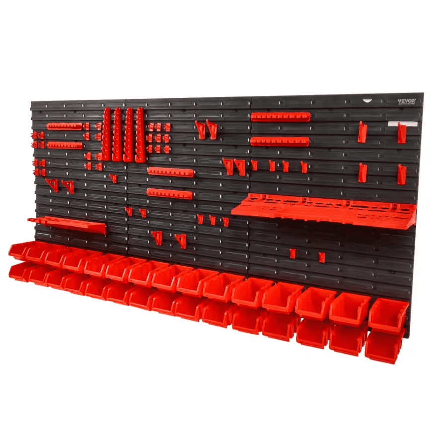 Vevor Wall-Mounted 30-Bin Rack Organizer: $29.34 Vevor Wall-Mounted 30-Bin Rack Organizer: $29.34