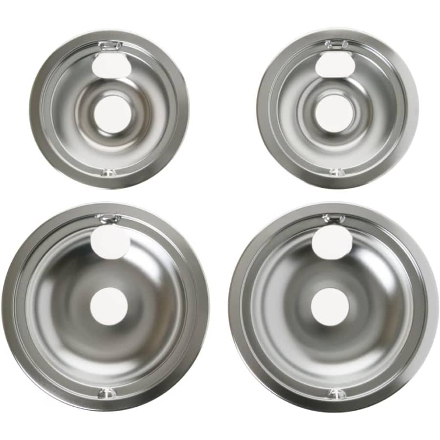 GE 6" and 8" Drip Pan 4-Piece Kit: $13.97