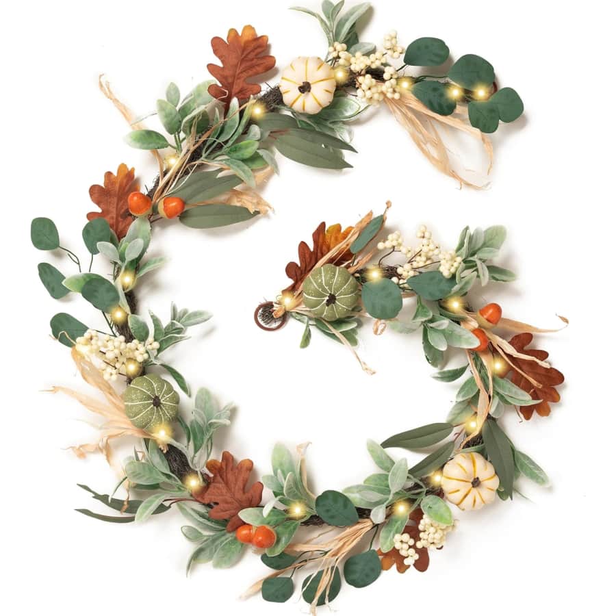 Valery Madelyn Fall 6ft Garland for Mantle: $21