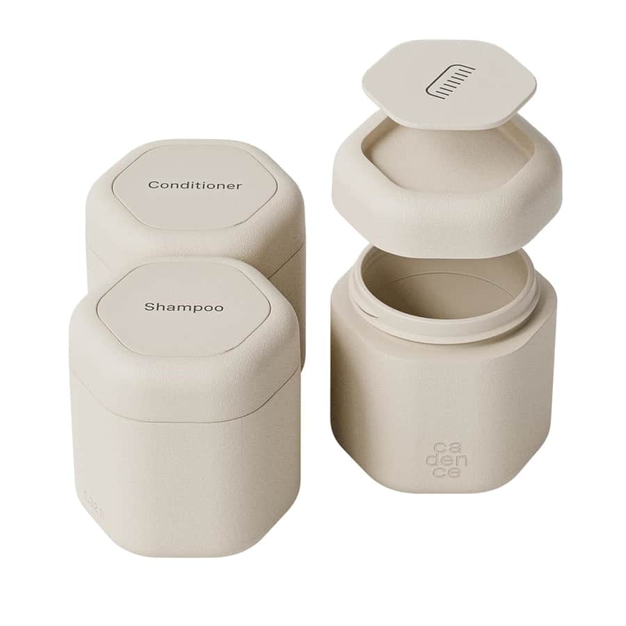 Cadence Travel Containers Haircare Capsule Set: $58