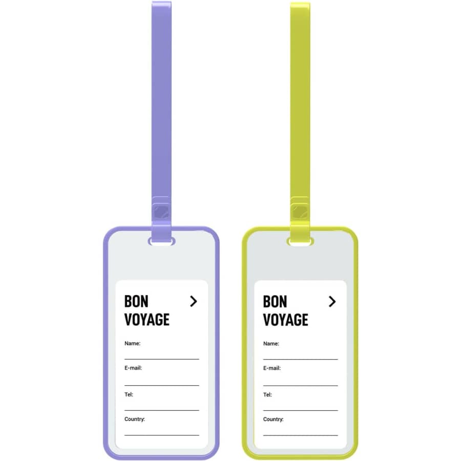 Pack All Luggage Bag Tags 2-Pack: $4.99