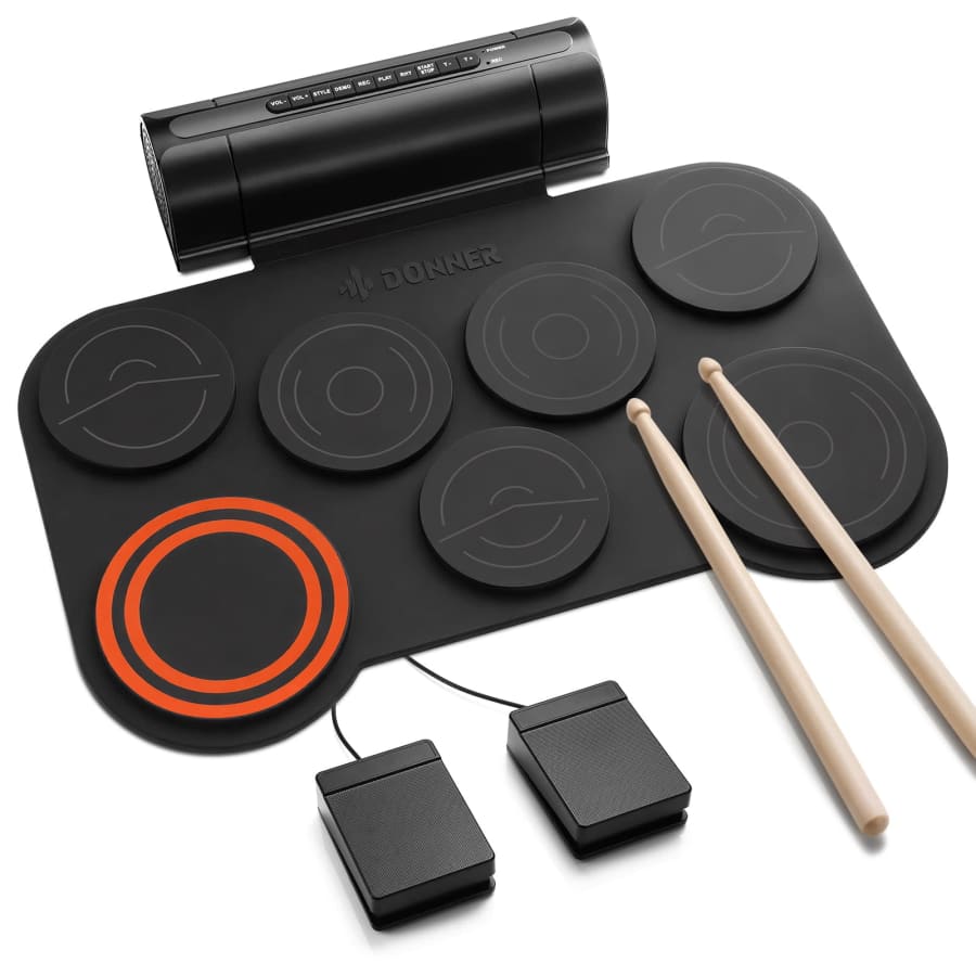 Donner Roll-Up Electronic Drum Pad: $36.99 Donner Roll-Up Electronic Drum Pad: $36.99