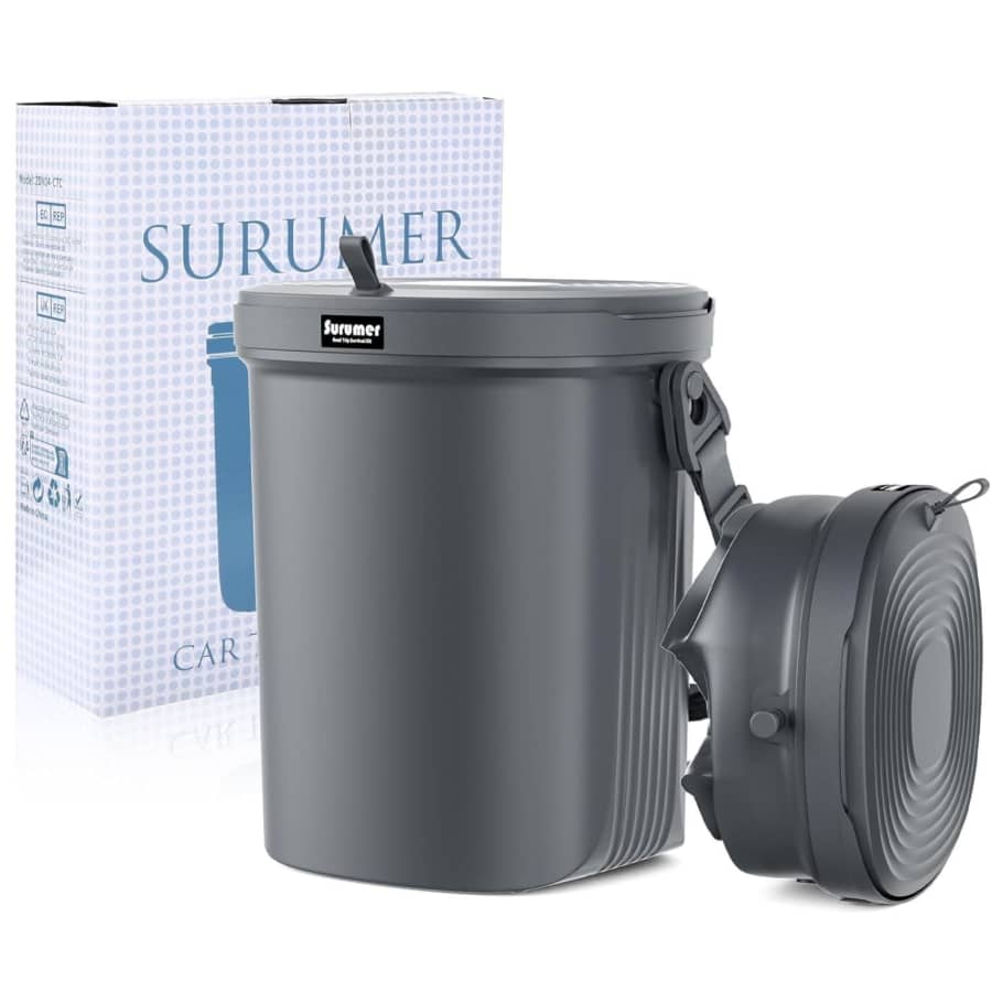 2-Gallon Silicon Car Trash Can: $12 2-Gallon Silicon Car Trash Can: $12