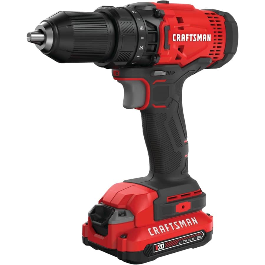 Craftsman V20 1/2" Cordless Drill/Driver Kit: $49.00 Craftsman V20 1/2" Cordless Drill/Driver Kit: $49.00