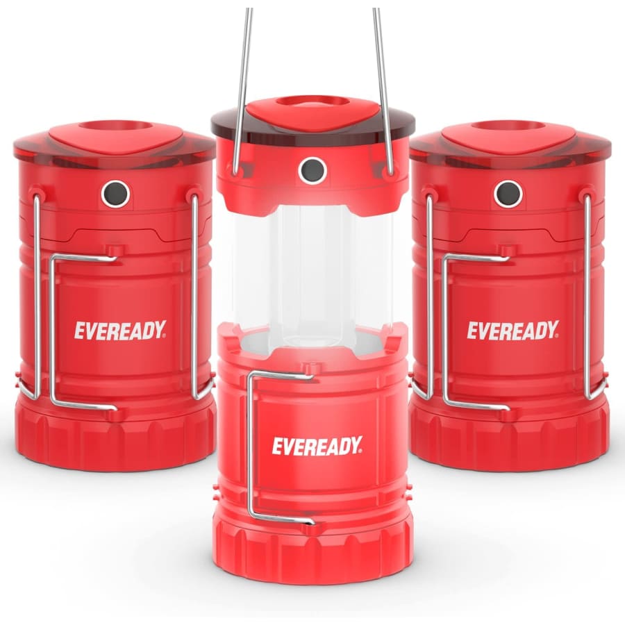 Eveready 360 PRO LED Camping Lantern 3-Pack: $18