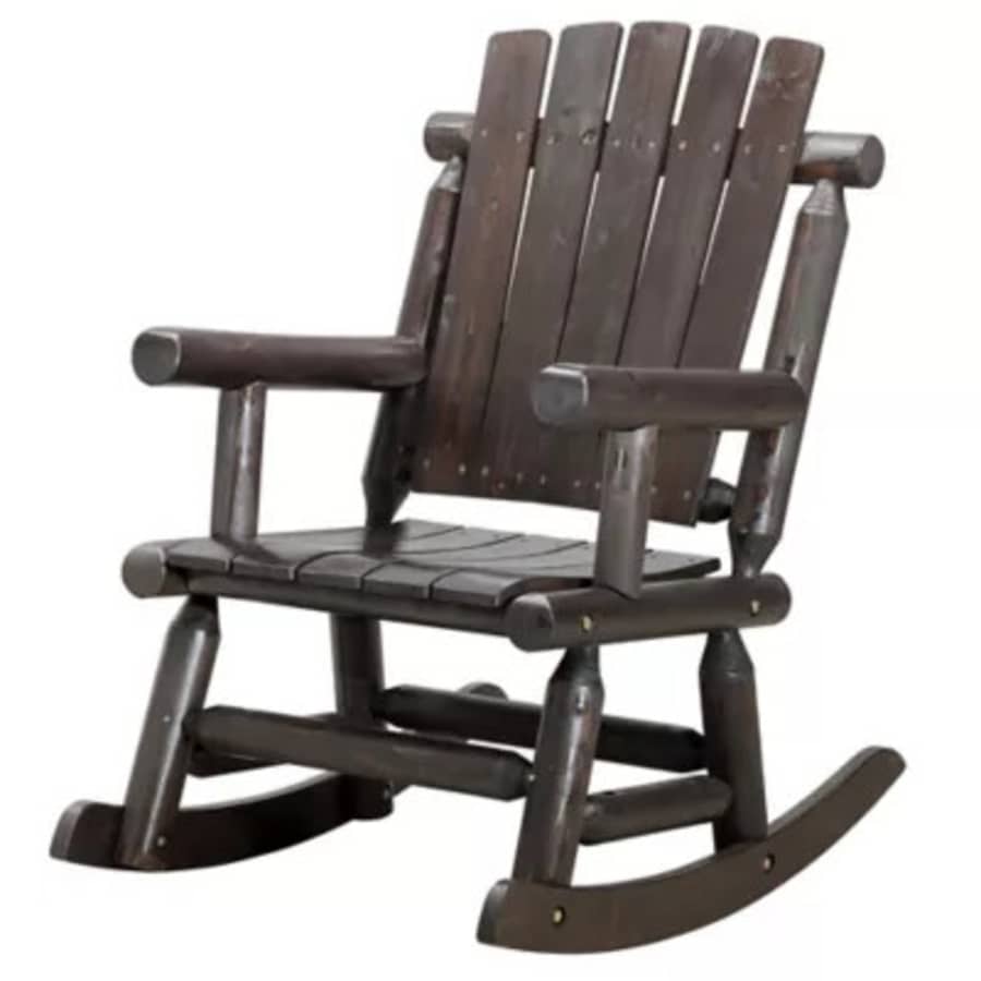 Red Shed Stained Log Rocker: $99.99 Red Shed Stained Log Rocker: $99.99