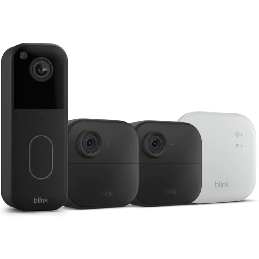 Blink Video Doorbell + Outdoor 4 XR Wireless Smart Security Camera w/ Sync Module XR Bundle: $79.99